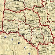 Карта Подільської губернії, 1923