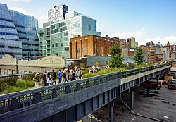 A High Line 2020 áprilisában