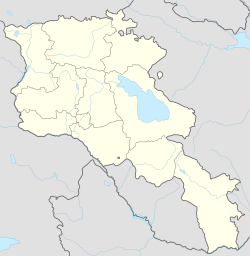 葉里溫在亞美尼亞的位置