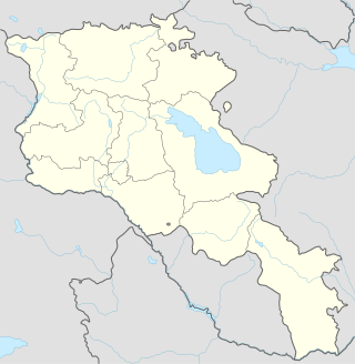 Чемпіонат Вірменії з футболу 2003. Карта розташування: Вірменія