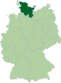 Karte Schleswig-Holstein, Deutschland