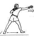 Jab with side stance