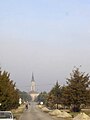 Main street and the Catholic Church