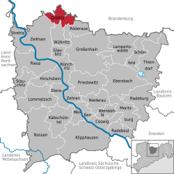 Gröditz na mapě