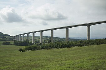 M7 motorway in Köröshegyi völgyhíd