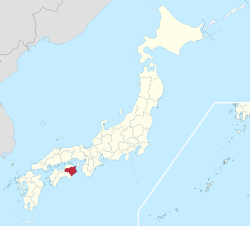 Tokushiman prefektuurin sijainti Japanissa