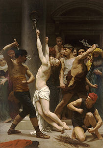 La Flagellation de Notre Seigneur Jésus-Christ, peinture de William Bouguereau de 1880.