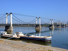 Puente colgante de Montjean-sur-Loire.