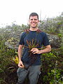 15 août 2015 Paulo Gonella tenant un Drosera magnifica