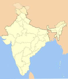 Map indicating the location of Nasik