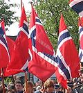 Norske flagg.