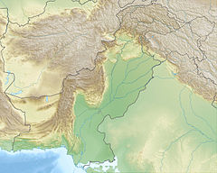 カラチの位置（パキスタン内）