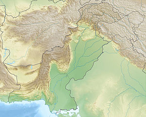 Броуд-пік. Карта розташування: Пакистан