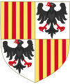 Brisura quarterada: reconstrucció de l'escut d'armes de Jaume el Just (1267-1327) quan era infant