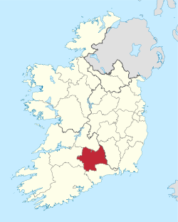 Location of South Tipperary