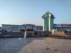 淄博駅と駅前広場