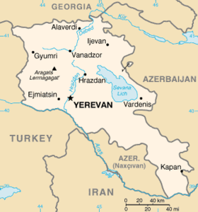 Мапа Армэніі