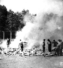 Sonderkommando, in Auschwitz-Birkenau, Agustus 1944.