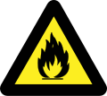 Flammable material or high temperature