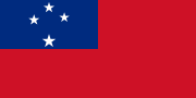 Початковий прапор Західного Самоа 26.05.1948 — 24.02.1949