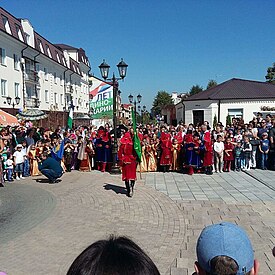 Уличные выступления в городе Нальчик