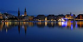 Binnenalster in Hamburg