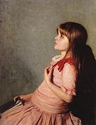 ニコラオス・ギジス 少女像 (1883)