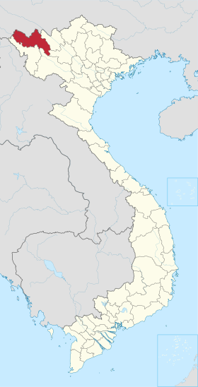 Vị trí tỉnh Lai Châu trên bản đồ Việt Nam