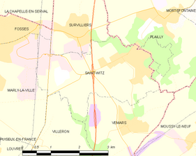 Carte de la commune.