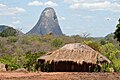 Inselberg na provincia de Nampula, Mozambique.