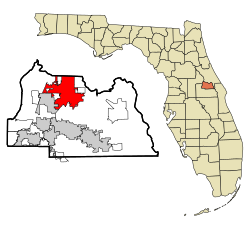 Location in Seminole County and the U.S. state of Florida