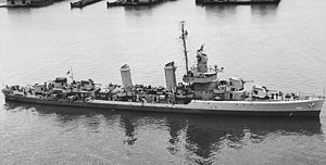 Головной корабль типа — эсминец USS Benson (DD-421)