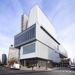 A múzeum legújabb épületének homlokzata 2019-ben