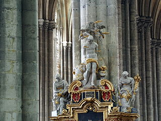 Saint Sébastien, la Justice et la Paix.