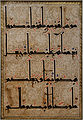 Лист из «Карматского Корана», ок. 1180 г.
