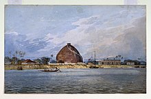 Le Golghar de Bankipore, dans les environs de Patna (1814–15).