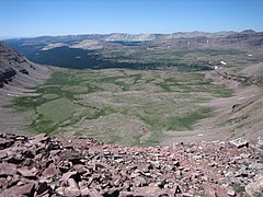 View from Anderson Pass, the high point of the trail.