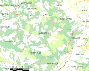 Poziția localității La Genétouze