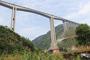 Nayong Brücke der G76, Guizhou, China