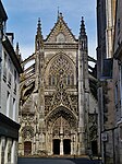 West façade of Trinity Abbey, Vendôme