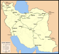 Iranska željeznička mreža (rujan 2006.)