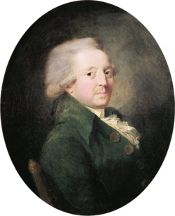 Òli sus tela representant le marqués de Condorcet.