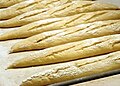 Spitz-Baguette vor dem Backen