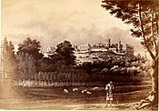 Chapultepec Castle in 1880 by Henry Becher. University of California Libraries.[16]