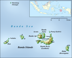 Mapo de Banda-insuloj