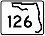 State Road 126 marker