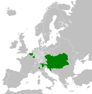 Владения Габсбургов в 1789 году