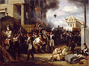 Барьер в Клиши. Оборона Парижа 30 марта 1814 года. 1820. Холст, масло. Лувр, Париж