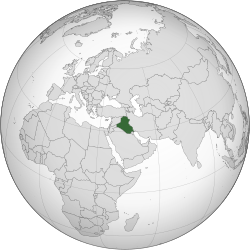 Location of Ирак