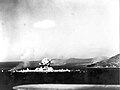 Japanese ammunition ship Aikoku Maru in Truk Harbor explodes